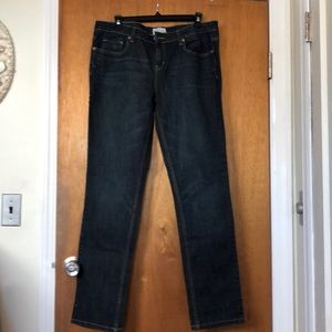 Dark Blue Straight Leg Women’s Jeans